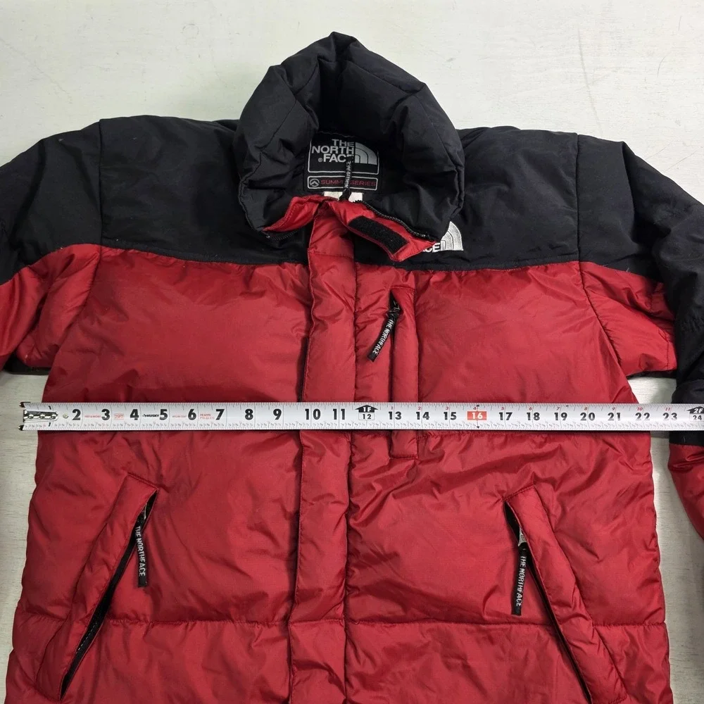 North Face Summit Series Gore-Tex XCRDown Puffer Jacket Mens M Red Black Vtg‎